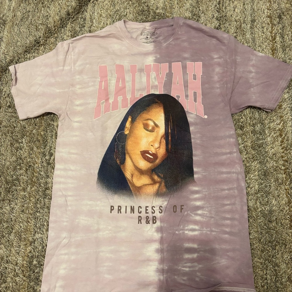 Pink Aaliyah Graphic T-Shirt